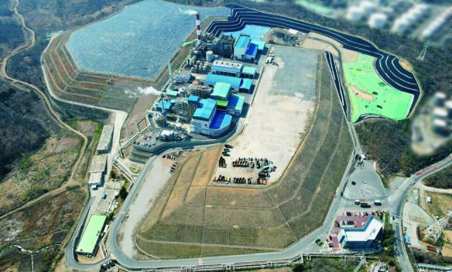 울산에 있는 코엔텍 소각 시설