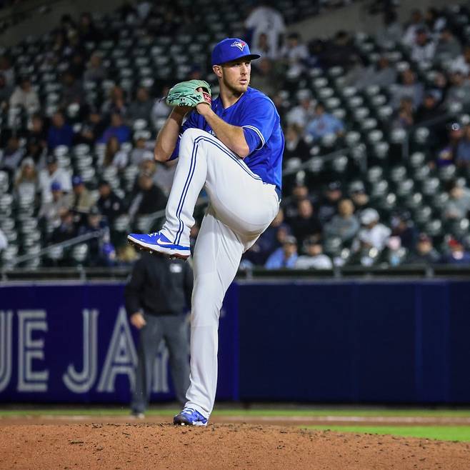 KT는 MLB 출신 머피(사진)와 접촉 중이다. 그는 쿠에바스의 대체 외국인 선수로 영입될 가능성이 높다. 사진출처|토론토 블루제이스 공식 트위터