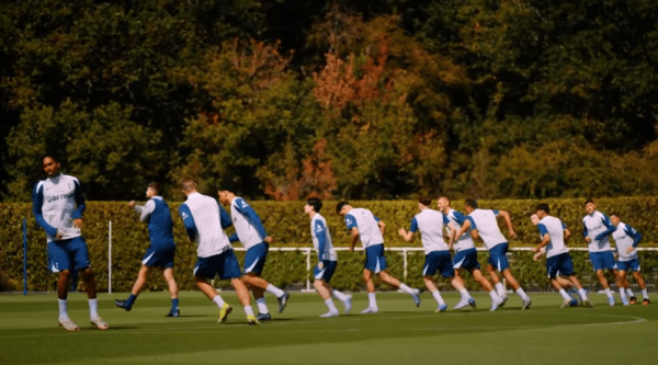 토트넘 훈련. 토트넘 홋스퍼