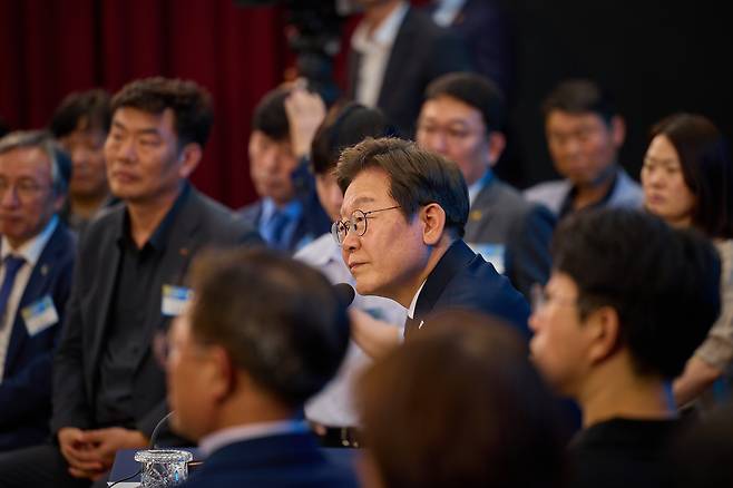 이재명 대통령은 지난 6월 25일 '광주·전남 타운홀 미팅'에서