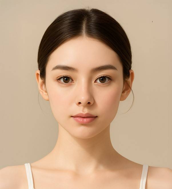 AI로 만든 미인의 얼굴 이미지.
