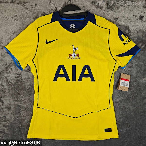 토트넘 홋스퍼의 2025/26시즌 세 번째 유니폼 디자인 유출. /사진=푸티 헤드라인