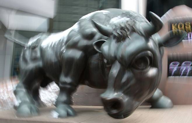 서울 영등포구 한국금융투자협회 앞 황소상(자료사진) ⓒ뉴시스