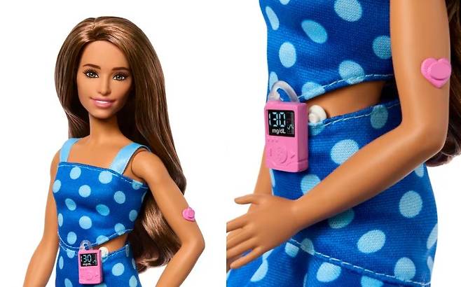 미국의 장난감 제조업체 마텔이 출시한 1형 당뇨병 바비 인형. 사진=마텔 홈페이지