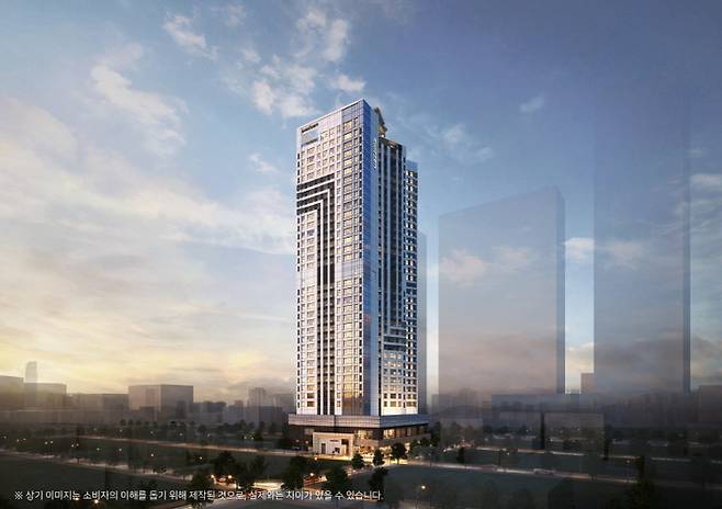 해운대 엘마르 스위첸 조감도. 사진=KCC 건설