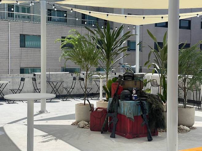 PUBG성수 전경을 감상할 수 있는 루프탑 공간