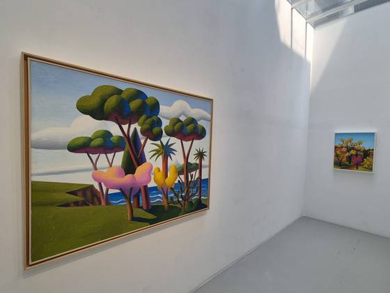 서울 삼성로 글래드스톤 서울에서 열리는 ‘살보, 여행 중’ 전시 전경. 사진 글래드스톤 서울