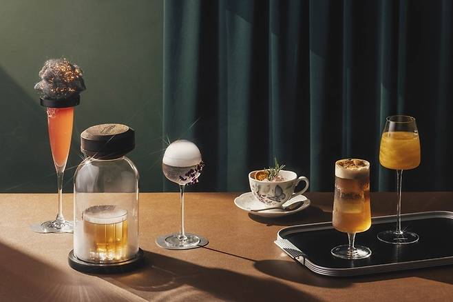 페어몬트 서울 호텔의 루프탑 바 ‘M29’에서 새로 출시한 칵테일 6종 <사진=페어몬트 서울 호텔>