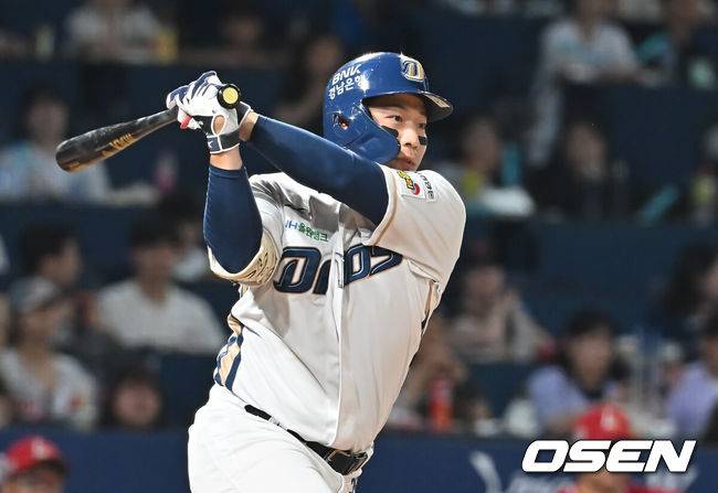 [OSEN=창원, 이석우 기자]  NC 다이노스 오영수 139 2025.07.05 / foto0307@osen.co.kr