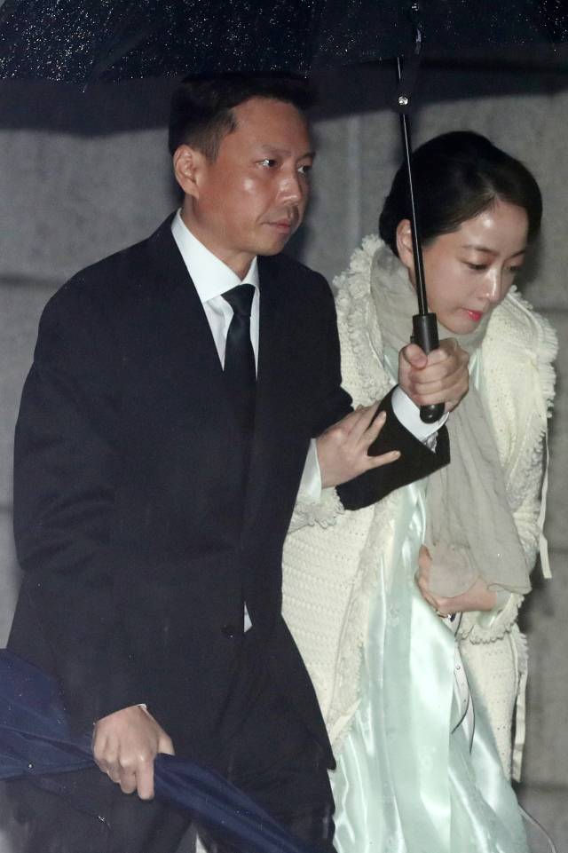 정대선 현대 비에스앤씨 사장과 배우자 노현정 전 아나운서. 뉴스1