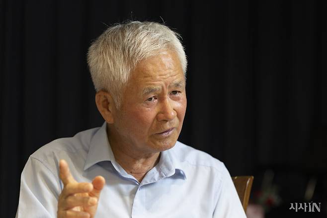 서중석 성균관대 사학과 명예교수는 과거 군부독재에 맞서다 옥고를 치르기도 했다. ⓒ시사IN 이명익