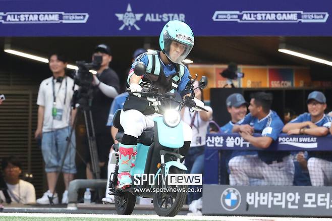 ▲ 롯데 황성빈 올스타전 퍼포먼스 ⓒ곽혜미 기자