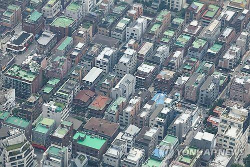 서울시내 빌라 단지 모습 [연합뉴스 자료사진]