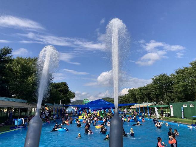 고복 야외수영장 전경. 사진=시설공단 제공.