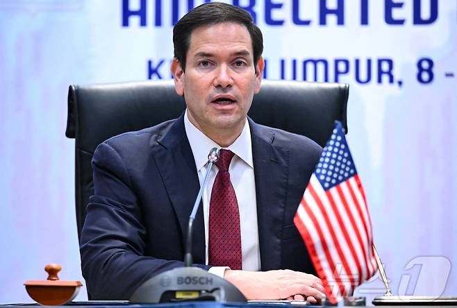 마코 루비오 미국 국무장관. 2025.07.10 ⓒ 로이터=뉴스1 ⓒ News1 이지예 객원기자