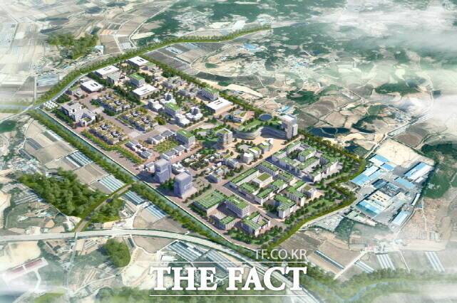 국방국가산업단지 조감도. /논산시