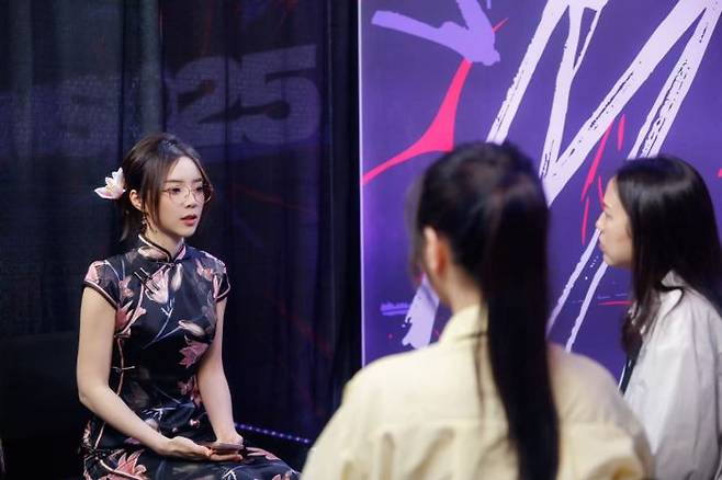 11일(현지시간) 2025 미드 시즌 인비테이셔널(MSI)이 열리는 캐나다 밴쿠버 퍼시픽 콜리시엄에서 '캔디스' 유슈앙이 데일리안과 인터뷰를 진행하고 있다. ⓒ라이엇 게임즈