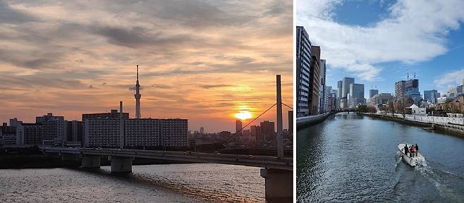 (좌) 중국인 부유층 등 외국인 투자자가 선호하는 도쿄 지역. (우) 도쿄와 함께 외국인 투자자가 선호하는 오사카. / 사진 최인한 소장