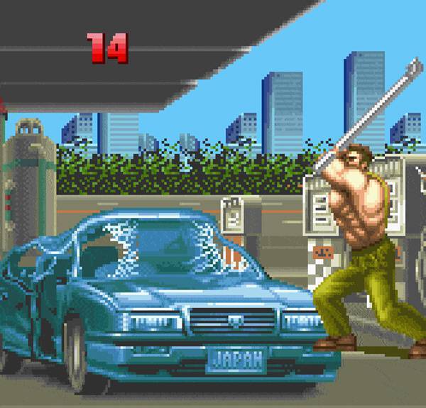 '파이널 파이트' 하거의 자동차 부수기.. 실로 엄청나다