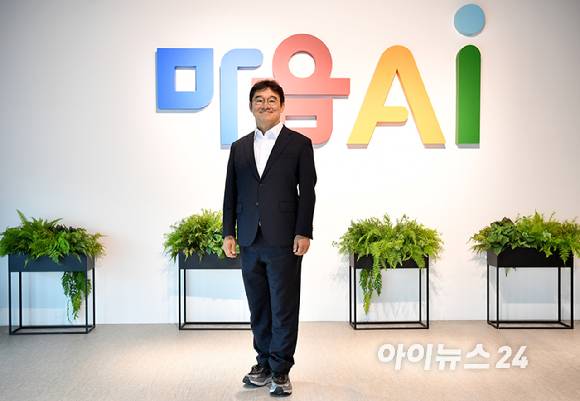 유태준 마음AI 대표가 9일 경기도 판교 마음AI 사옥에서 아이뉴스24와 인터뷰를 하고 있다. [사진=곽영래 기자]