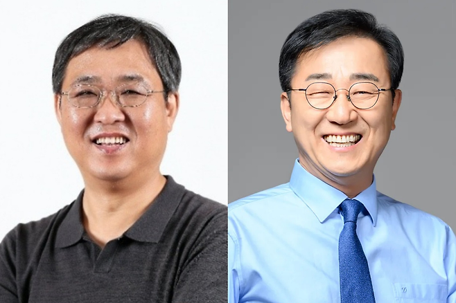 이재명 대통령은 11일 문화체육관광부 장관에 최휘영 놀유니버스 대표이사(왼쪽)를, 국토교통부 장관에 김윤덕 더불어민주당 의원을 내정했다. 대통령실 제공