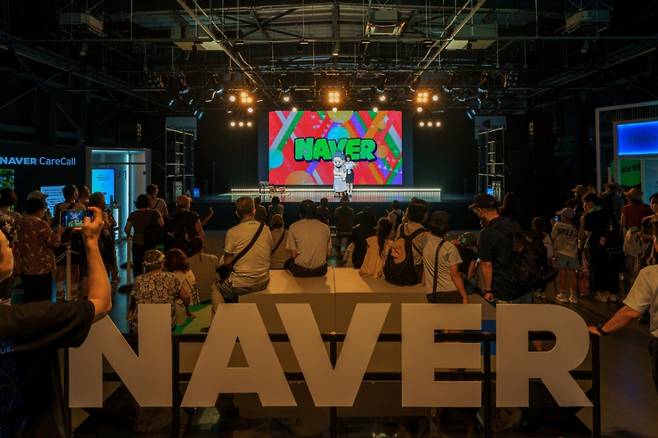 오사카·간사이 엑스포 네이버클라우드 전시관. /사진=네이버클라우드