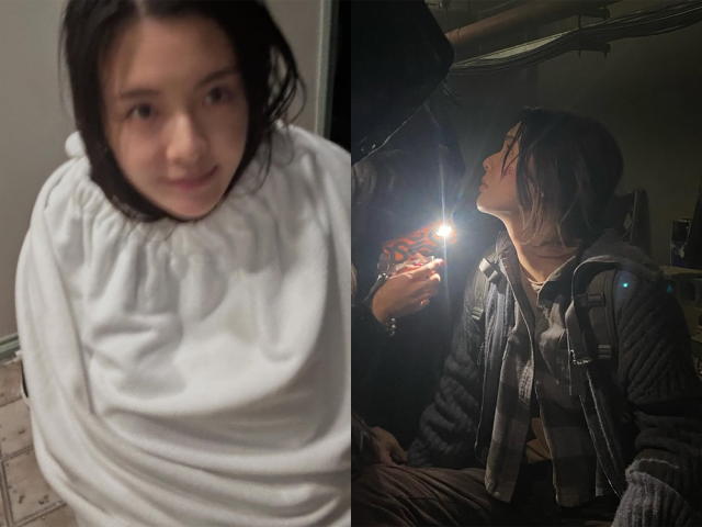 이선빈이 '노이즈' 촬영 현장을 공유했다./이선빈 SNS