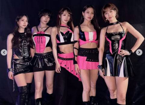 걸그룹 카라(한승연·강지영·니콜·박규리·허영지 :왼쪽부터)가 일본 투어를 개최했다. / 강지영 개인 인스타그램