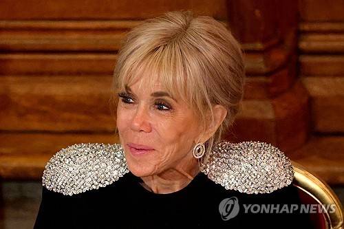 프랑스 대통령 부인 브리지트 마크롱 [로이터=연합뉴스 자료사진]