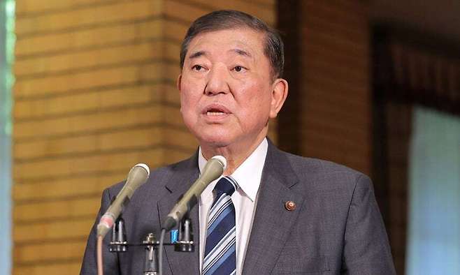 이시바 시게루 일본 총리. EPA연합뉴스