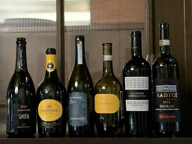 에티카와인스 대표 와인. 최현태 기자