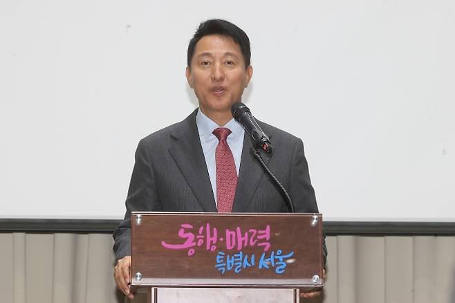 인사말 하는 오세훈 서울시장 - 오세훈 서울시장