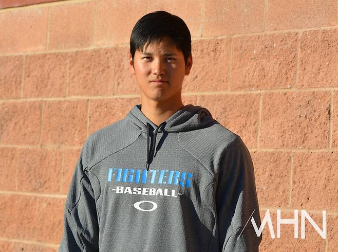 (일본프로야구(NPB) '닛폰햄' 시절의 오타니)