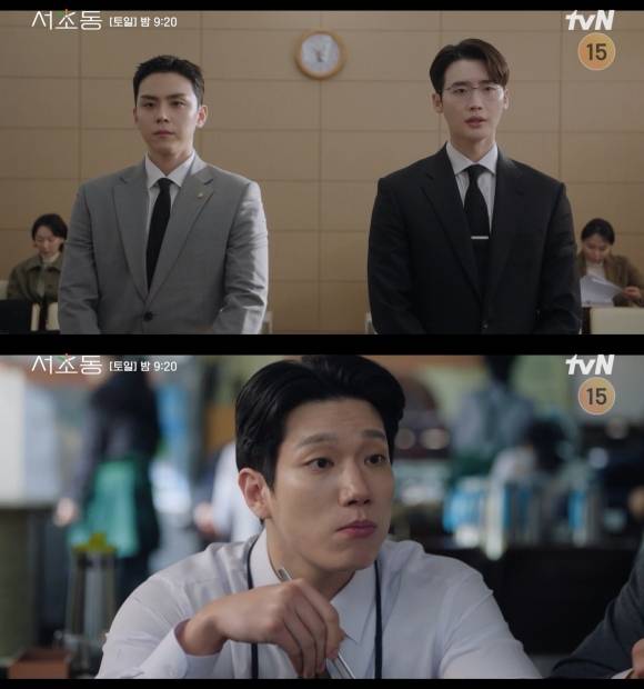 배우 김도훈과 김경남이 '서초동' 특별출연으로 뜻깊은 포문을 담당했다. /tvN 방송화면 캡처