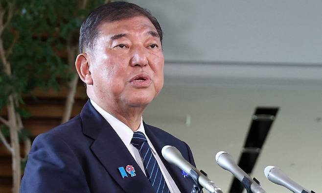 이시바 시게루 일본 총리. AFP연합뉴스