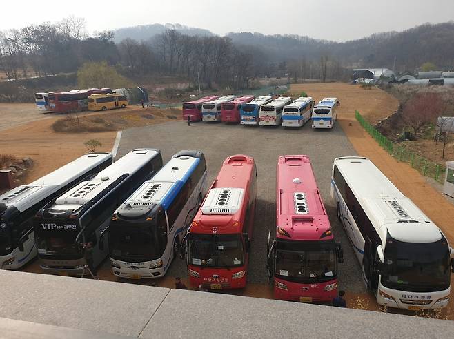 그린벨트 훼손해 주차장 조성한 행주산성 김 박물관 [독자 제공.  재판매 및 DB 금지]