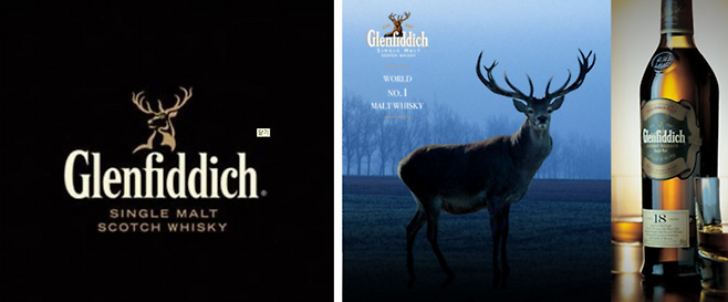 글렌피딕의 사슴 로고. [사진 출처 = 글렌피딕]