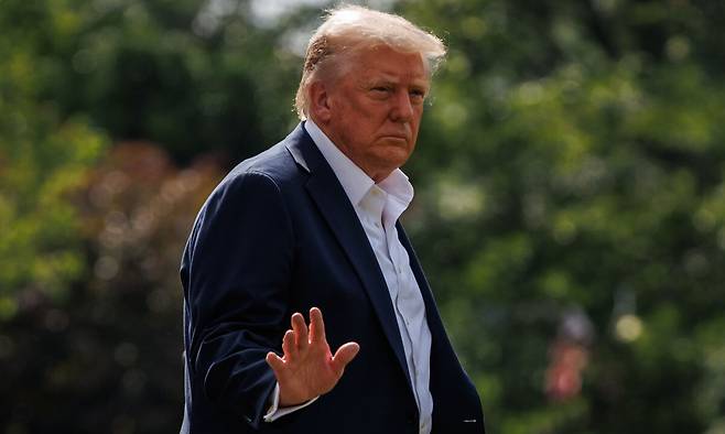 도널드 트럼프 미국 대통령. EPA연합뉴스