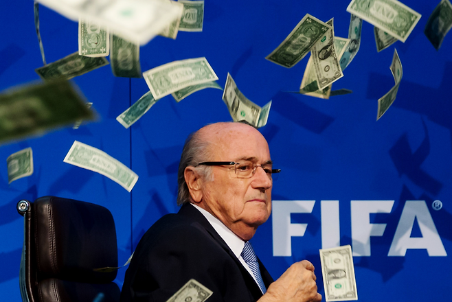 제프 블라터 전 국제축구연맹(FIFA) 회장. 게티이미지