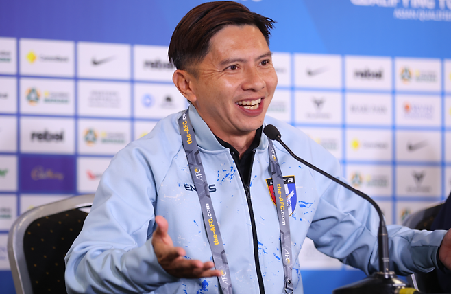 대만 여자 축구대표팀 찬휴밍 감독. 게티이미지