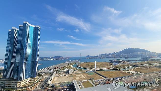 부산 북항재개발 부지 [연합뉴스 자료사진]