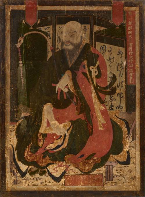 ◇의성 대곡사 사명당진영. 불교중앙박물관 소장