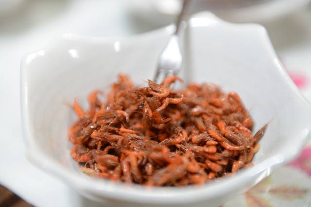 영남한정식의 대표 반찬 중 하나인 토하젓.