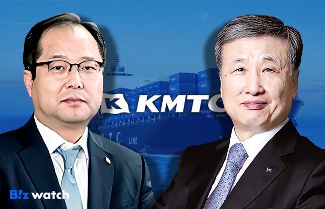 박정석 고려HC그룹 회장(오른쪽). 신용화 사장.