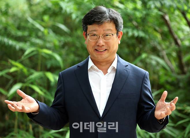 이귀영 국가유산진흥원 원장이 최근 서울 중구 한국의집에서 이데일리와 인터뷰를 하고 있다. (사진=방인권 기자)