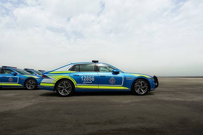 쿠웨이트 내무부 행사 운영용으로 맞춤 제작된 제네시스 G90ⓒ제네시스