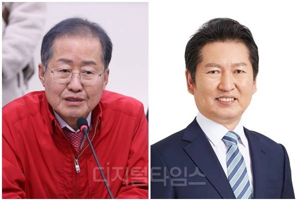 홍준표 전 대구시장(왼쪽)과 정청래 더불어민주당 의원. [디지털타임스 DB, 연합뉴스]