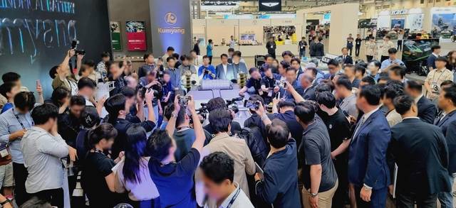 금양의 2024 인터배터리 현장 사진.