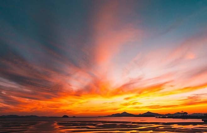 디지털 사진갤에 올라온 노을 사진