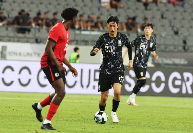 ◀ 강원FC서민우 선수